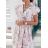 Elegantes Langarmkleid für Damen (S / M / L EINE GRÖSSE) ITALIENISCHE MODE IMWA21002
