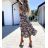 Kleid mit 3/4 Ärmeltasche für Damen (uni sl) ITALIAN Fashion IM3181746