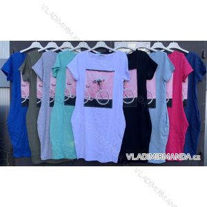 Kleid mit 3/4 Ärmeltasche für Damen (uni sl) ITALIAN Fashion IM3181746