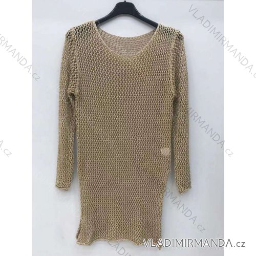 Kleid mit 3/4 Ärmeltasche für Damen (uni sl) ITALIAN Fashion IMWD20527