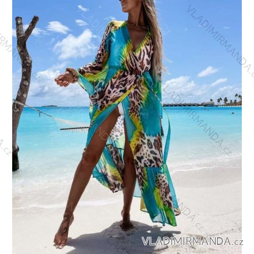 Kleid mit 3/4 Ärmeltasche für Damen (uni sl) ITALIAN Fashion IMWD20527