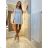 Kurzes Sommerkleid Damen (uni s / m) ITALIENISCH MODA IM919400