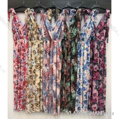 Kleid mit 3/4 Ärmeltasche für Damen (uni sl) ITALIAN Fashion IMWD20527