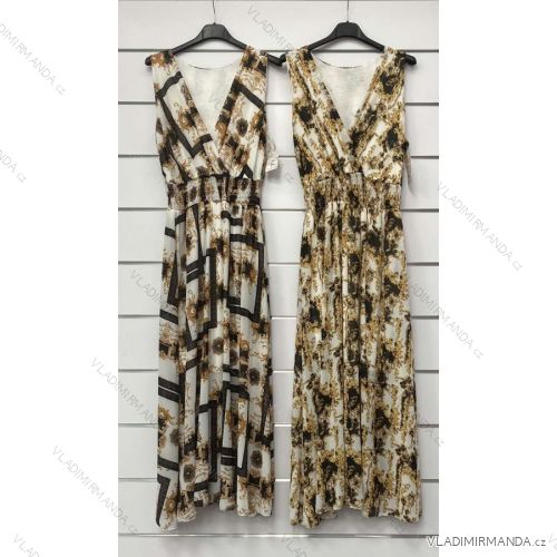 Kleid mit 3/4 Ärmeltasche für Damen (uni sl) ITALIAN Fashion IM3181746