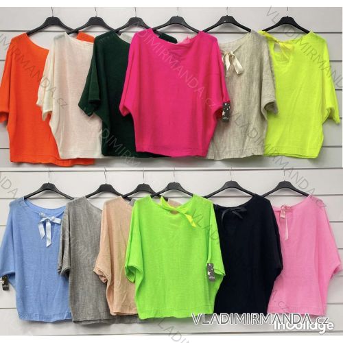 Damen Langarm Pullover (S / M / L Einheitsgröße) ITALIAN FASHION IMWA214327