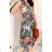 Kleid mit 3/4 Ärmeltasche für Damen (uni sl) ITALIAN Fashion IM3181746