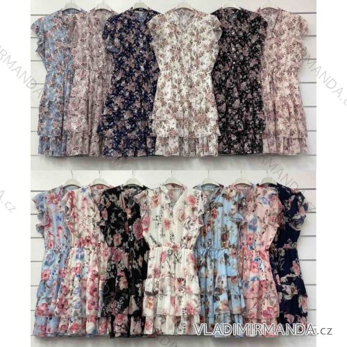 Elegantes Langarmkleid für Damen (S / M / L EINE GRÖSSE) ITALIENISCHE MODE IMWA21002