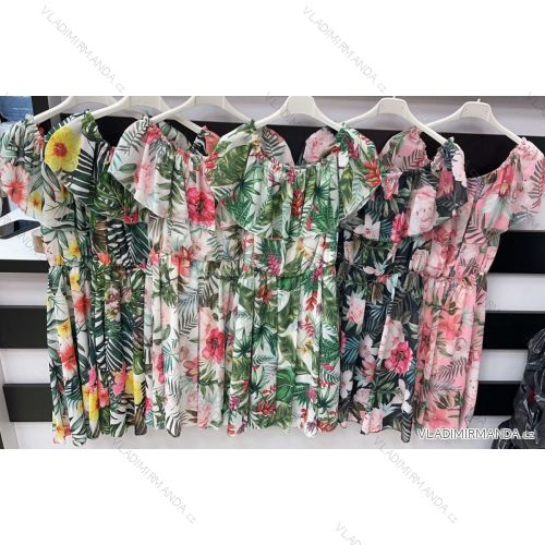 Elegantes Langarmkleid für Damen (S / M / L EINE GRÖSSE) ITALIENISCHE MODE IMWA21002