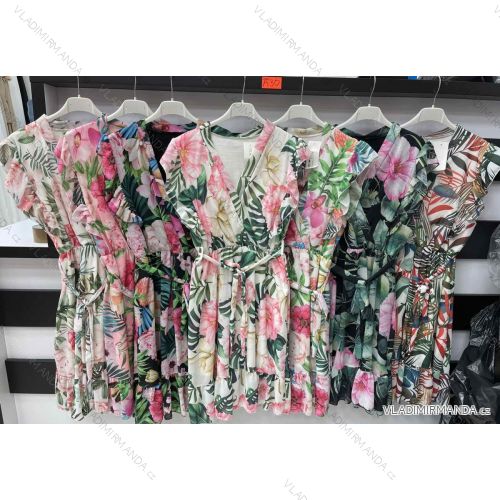 Elegantes Langarmkleid für Damen (S / M / L EINE GRÖSSE) ITALIENISCHE MODE IMWA21002