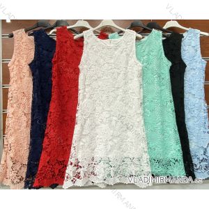 Kleid mit 3/4 Ärmeltasche für Damen (uni sl) ITALIAN Fashion IMWD20527
