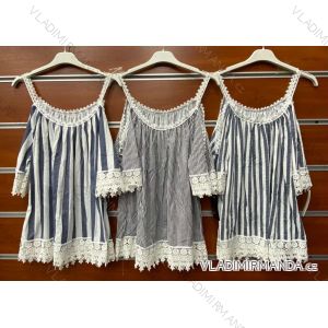Langarm Kleid ELEGANT (uni s / m) ITALIENISCHE MODE IM919825