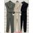 Damenoverall mit Riemen mit Schlitzfrauen (UNI S / L) TURKISH FASHION IMK20089