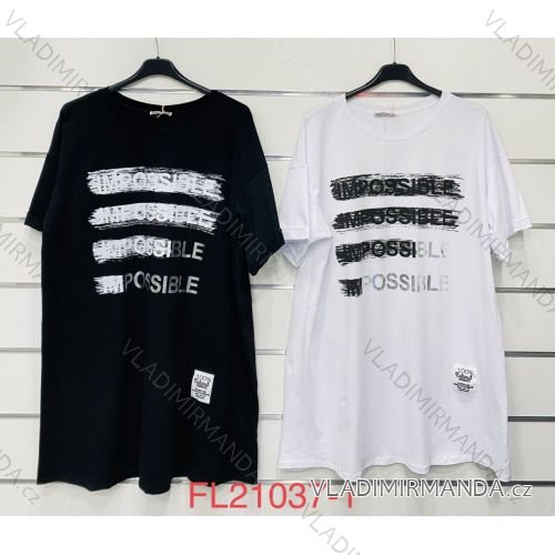 Sommerkleid Langarm geblümte Damen (UNI S / L) ITALIAN FASHION IMK20150