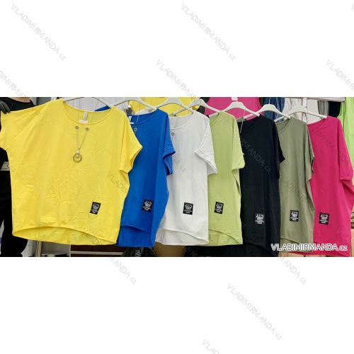 Hemdbluse 3/4 Ärmel (UNI XL-3XL) ITALIENISCHE MODA IM420486