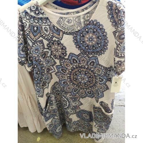Sommerkleid für Damen (Einheitsgröße / Weiß) ITALIAN MODA IM7177582