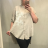 Tunika Shirt 3/4 Langarm Damen (uni M-L) ITALIENISCHE MODE IM420362 2XL-4XL grün