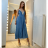 Sommer lange Damen Kleiderbügel (uni s / m) italienische Mode IM919286