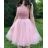 Elegantes kurzes Damenkleid (sml) ITALIENISCHES MODA IM919014