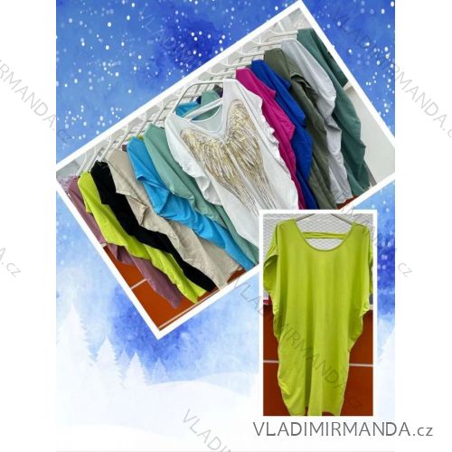 Hemdbluse 3/4 Ärmel (UNI XL-3XL) ITALIENISCHE MODA IM420486