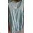 Kleid Kurzarm Damen (Uni L-2XL) ITALIENISCH MODA IMS20004