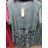 Kleid Kurzarm Damen (Uni L-2XL) ITALIENISCH MODA IMS20004