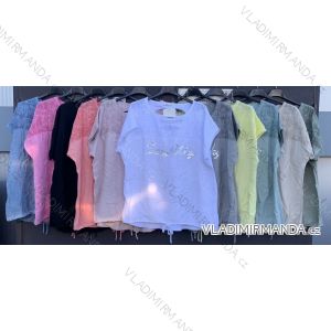 Kleid mit 3/4 Ärmeltasche für Damen (uni sl) ITALIAN Fashion IM3181746