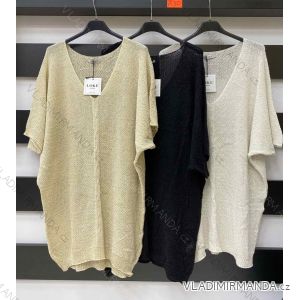 T-Shirt Kurzarm Frauen (S / M ONE SIZE) ITALIENISCHE MODE IMWA21017