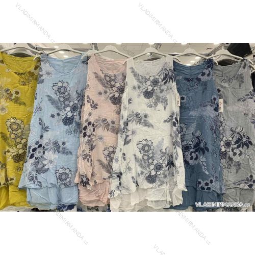 Kleid mit 3/4 Ärmeltasche für Damen (uni sl) ITALIAN Fashion IMWD20527