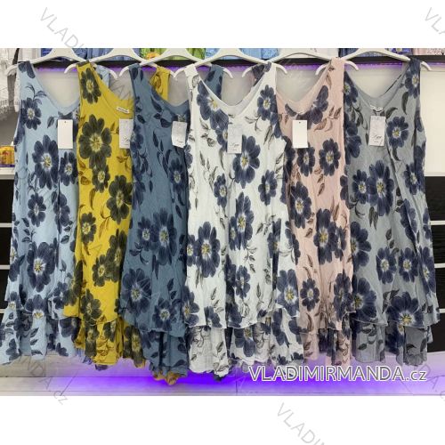 Kleid mit 3/4 Ärmeltasche für Damen (uni sl) ITALIAN Fashion IMWD20527