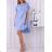 Kleid mit 3/4 Ärmeltasche für Damen (uni sl) ITALIAN Fashion IM3181746
