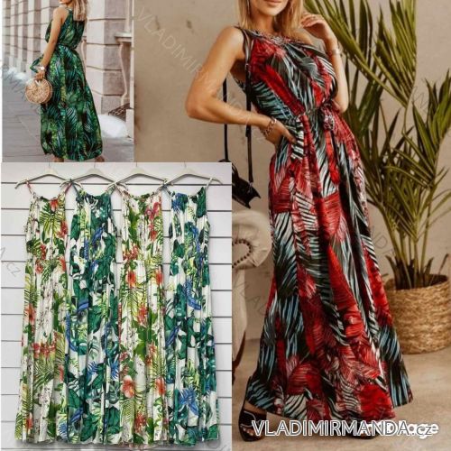 Kleid mit 3/4 Ärmeltasche für Damen (uni sl) ITALIAN Fashion IM3181746