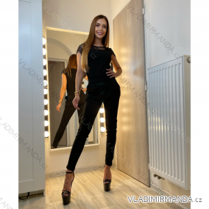 Mantel mit kurzen Ärmellos (uni sl) ITALIENISCHE Mode IM918005