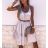 Kleid mit 3/4 Ärmeltasche für Damen (uni sl) ITALIAN Fashion IM3181746