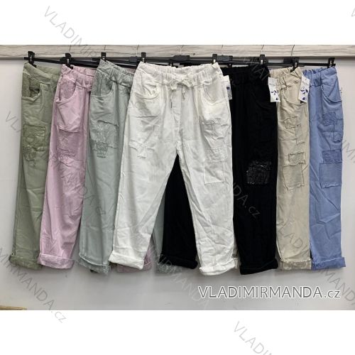 Kleid mit 3/4 Ärmeltasche für Damen (uni sl) ITALIAN Fashion IM3181746