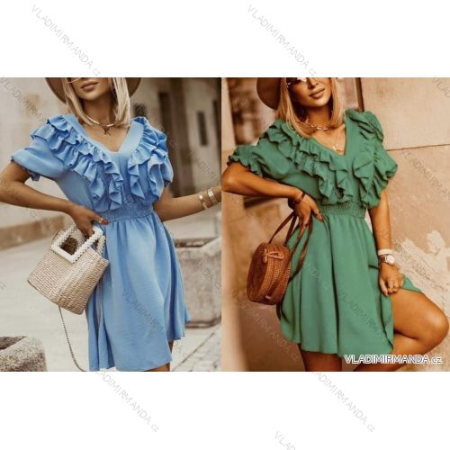 Elegantes Langarmkleid für Damen (S / M ONE SIZE) ITALIENISCHE MODE IMWP21u3727