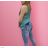 Hemdbluse 3/4 Ärmel (UNI XL-3XL) ITALIENISCHE MODA IM420486
