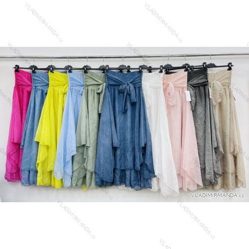 Kleid mit 3/4 Ärmeltasche für Damen (uni sl) ITALIAN Fashion IM3181746