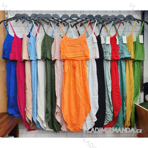 Kleid mit 3/4 Ärmeltasche für Damen (uni sl) ITALIAN Fashion IM3181746