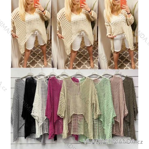 Damen Langarm Pullover (S / M / L Einheitsgröße) ITALIAN FASHION IMWA214327