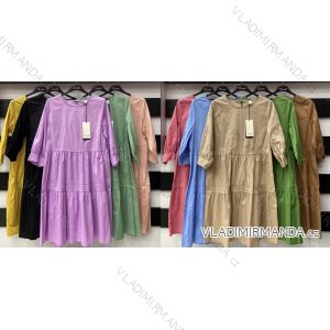 Elegantes Langarmkleid für Damen (S / M ONE SIZE) ITALIENISCHE MODE IMWP21u3727