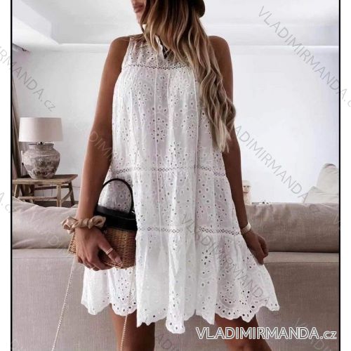 Kleid mit 3/4 Ärmeltasche für Damen (uni sl) ITALIAN Fashion IM3181746