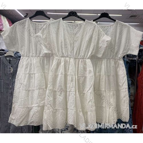 Kleid mit 3/4 Ärmeltasche für Damen (uni sl) ITALIAN Fashion IM3181746