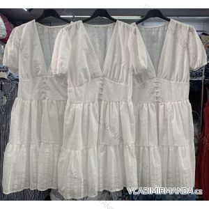 Kleid mit 3/4 Ärmeltasche für Damen (uni sl) ITALIAN Fashion IM3181746