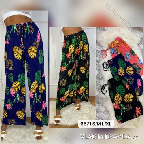 Kalhoty elegantní dlouhé zateplené koženkové dámské (S-XL) TURECKÁ MÓDA TMWL20647