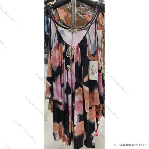Frauen trägerloses Kleid (uni s / m) ITALIAN FASHION IMM20HF13170
