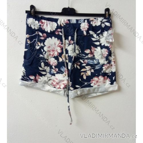 Sommershorts Damen (UNI s / m) ITALIENISCH MODA IMD20199 blau S / M