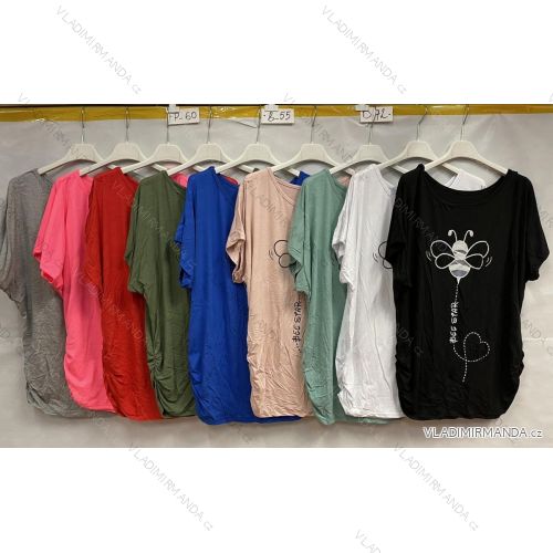 Erweitertes Tunika-Kleid für Damen (XL / 2XL ONE SIZE) ITALIAN FASHION IM421068