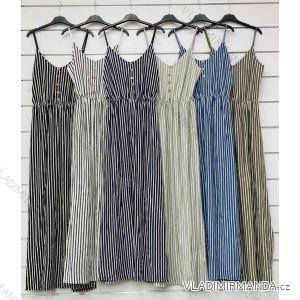 Kleid mit 3/4 Ärmeltasche für Damen (uni sl) ITALIAN Fashion IM3181746