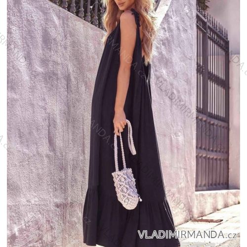 Kleid mit 3/4 Ärmeltasche für Damen (uni sl) ITALIAN Fashion IM3181746