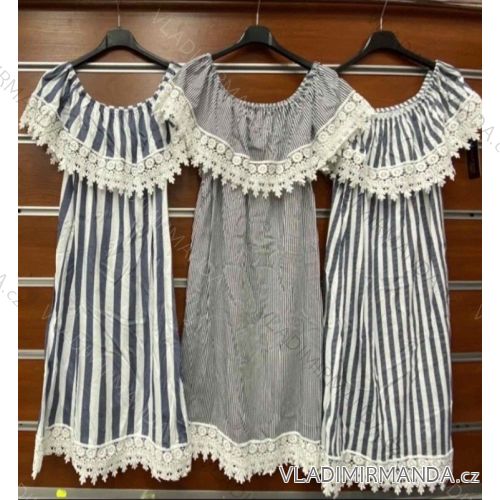 Elegantes Langarmkleid für Damen (S / M / L EINE GRÖSSE) ITALIENISCHE MODE IMWA21002